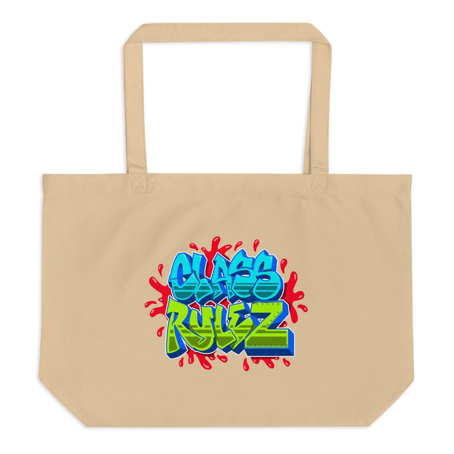 Large organic tote bag