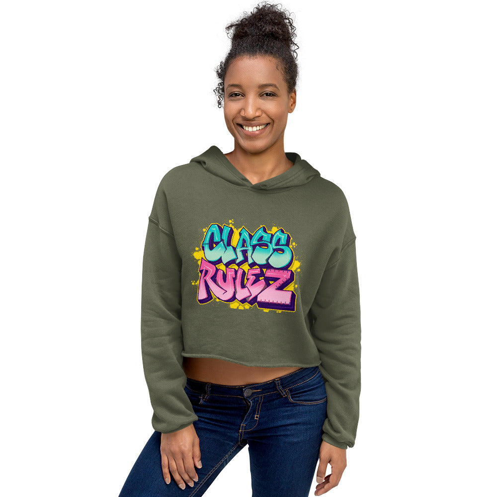 Santa cruz cropped online hoodie